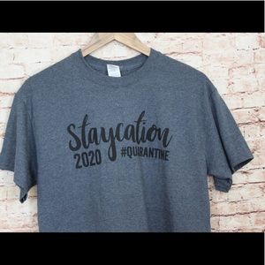 Gildan | “Staycation 2020 #Quarantine” Mens Tee